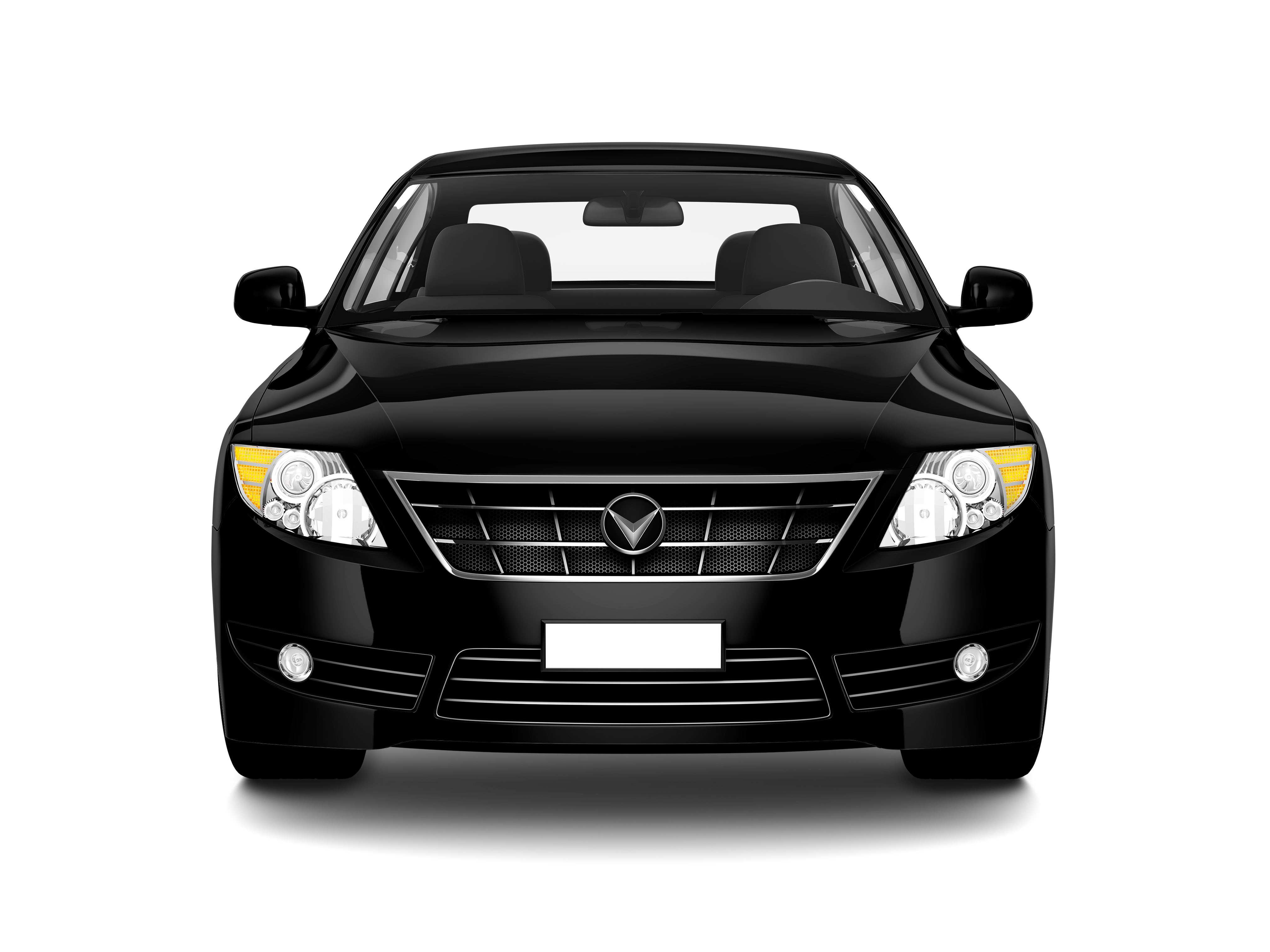 Detailed Black Car Illustration